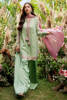 Sage Green Embroidered Khaddi Net Salwar Kameez (3-Piece) - Image 6