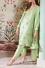 Mint Green Embroidered Korean Silk Salwar Kameez (3-Piece) - Image 4