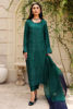 Emerald Embroidered Korean Silk Salwar Kameez (3-Piece) - Image 2
