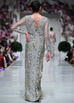 Pistachio Embroidered Organza Salwar Kameez (2-Piece) - Image 6