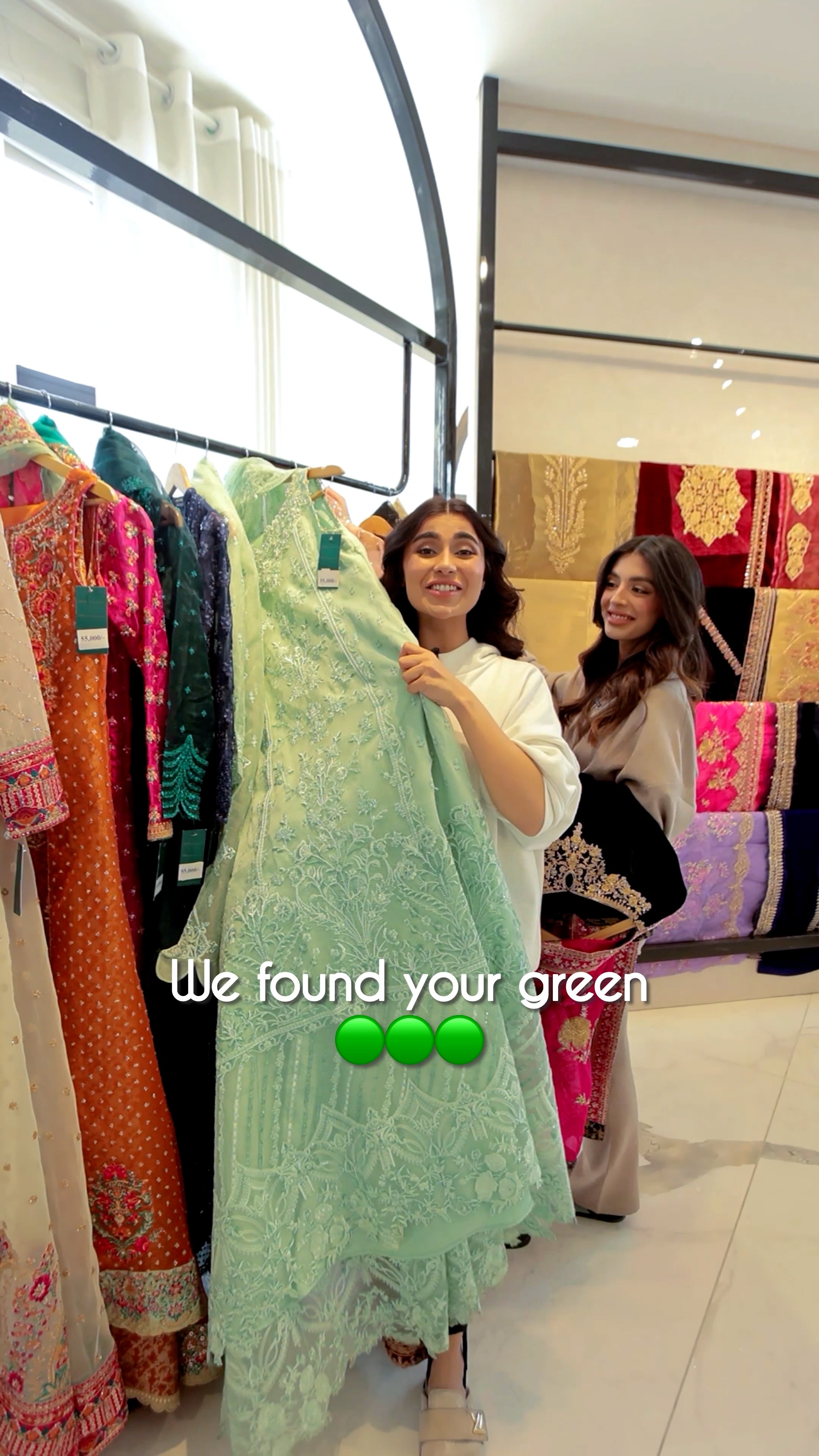 Pakistani Mint Green Embroidered Organza Salwar Kameez (3-Piece) - Image 4