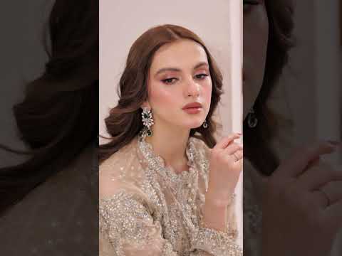 Pakistani Pista Green Embroidered Raw Silk & Net Long Shirt (3-Piece) - Image 8