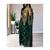 Pakistani Green Zari Embroidered Georgette Kaftan (1-Pc) - Image 2