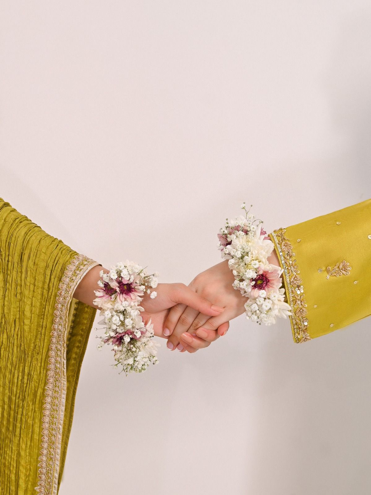 Dhani Green Zardosi Pure Raw Silk Kalidaar (3-Piece) - Image 5