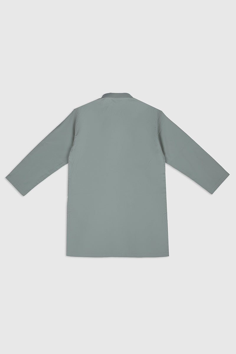 Mint Cotton Kurta Pajama Set (2-Piece) - Image 4