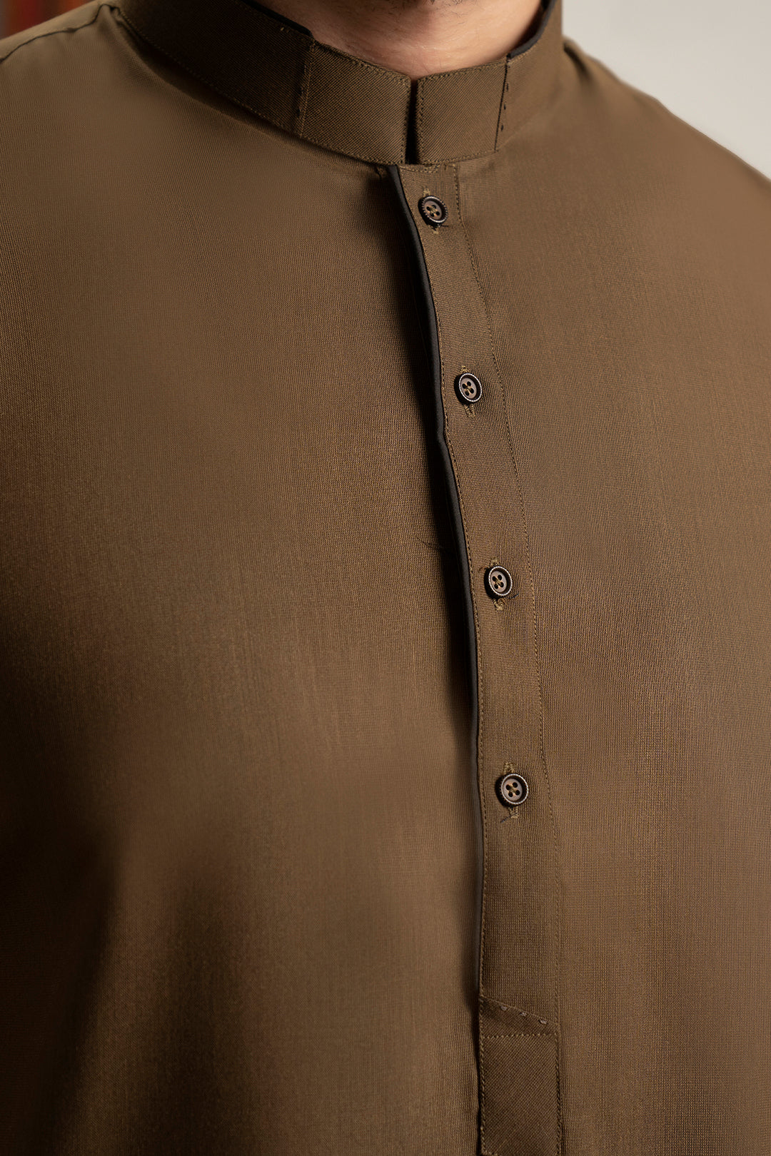 Mehndi Green Blended Fabric Shalwar Kameez (2-Piece) - Image 6