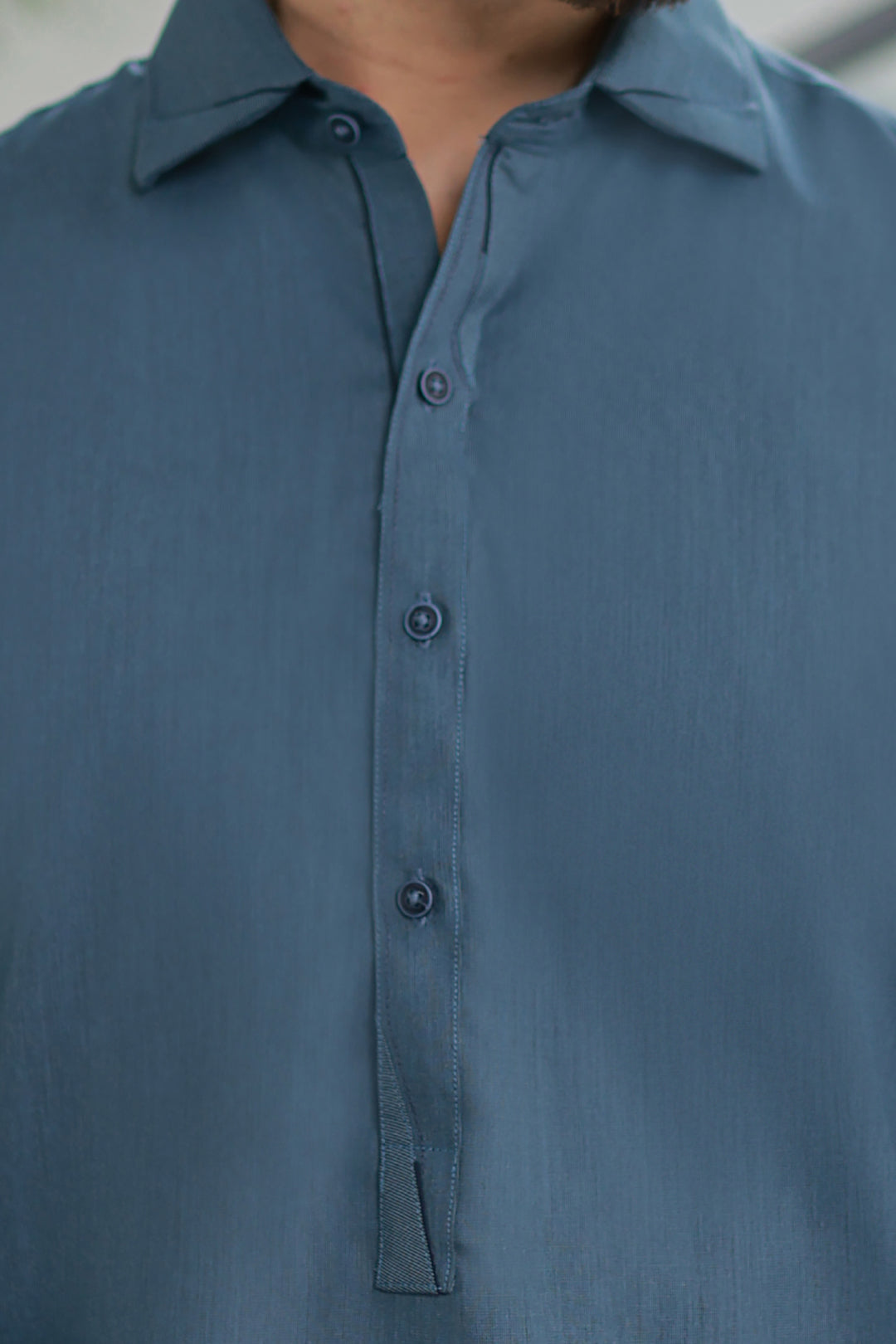 Dark Green PV Textured Wash & Wear Shalwar Kameez (2-Piece) - Image 26