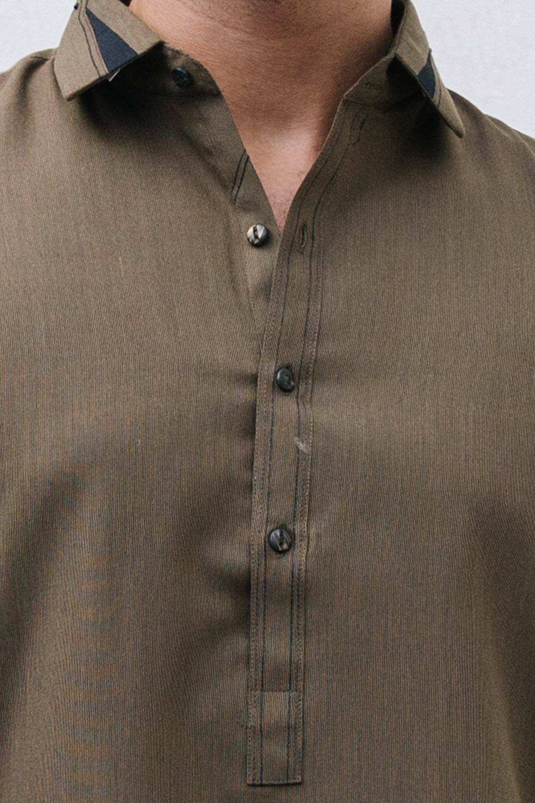 Dark Green PV Textured Wash & Wear Shalwar Kameez (2-Piece) - Image 38