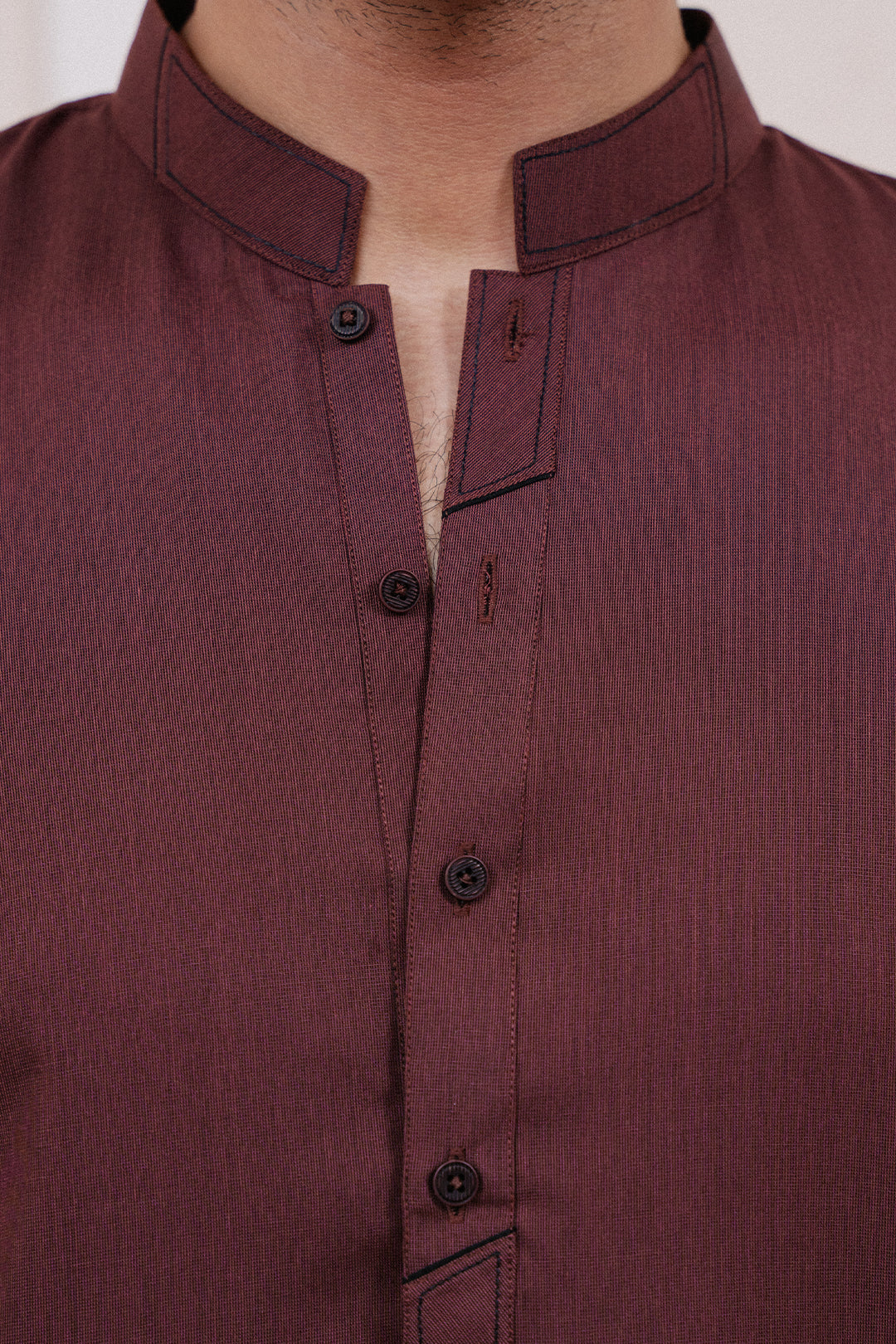 Dark Green PV Textured Wash & Wear Shalwar Kameez (2-Piece) - Image 46