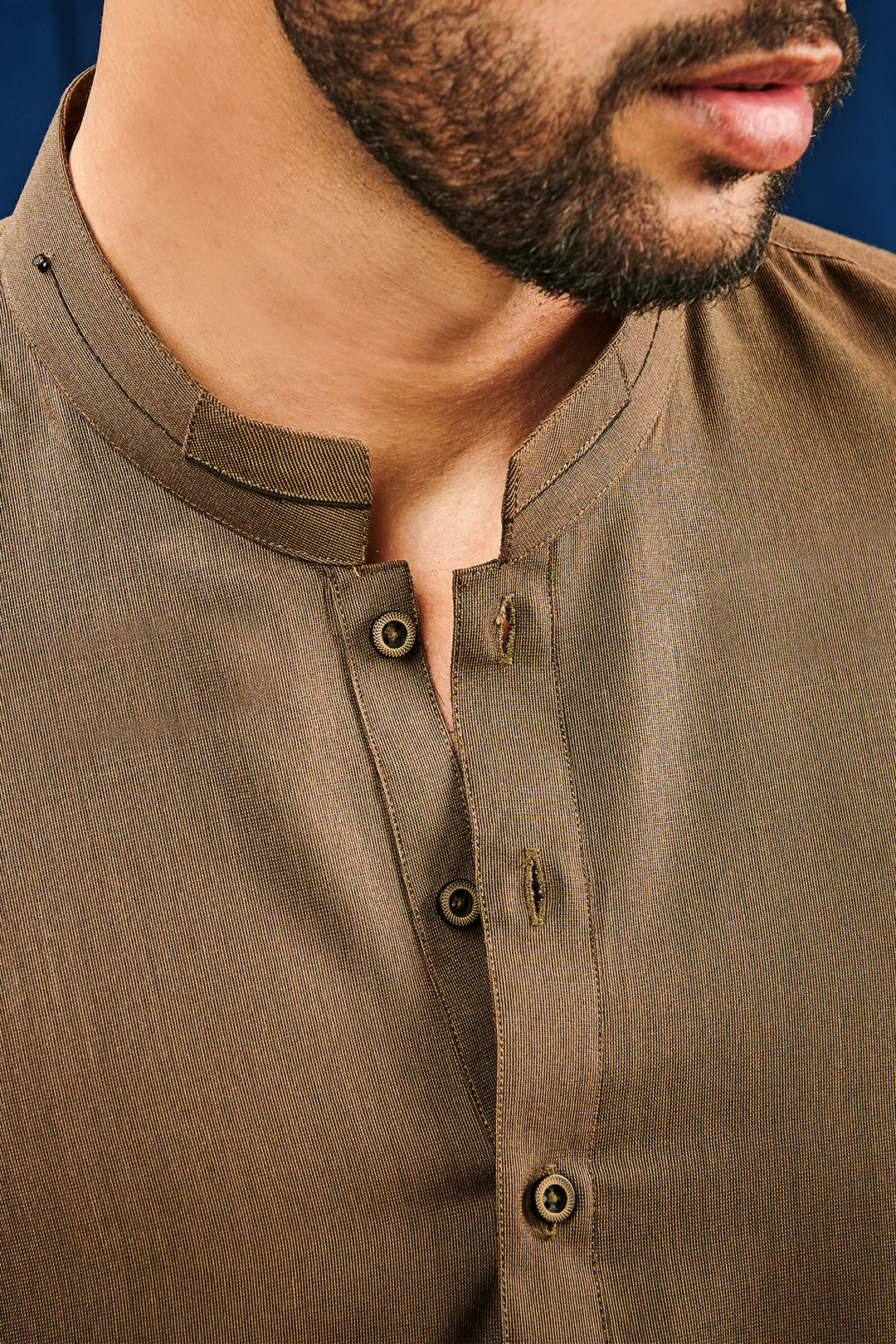 Dark Green PV Textured Wash & Wear Shalwar Kameez (2-Piece) - Image 79