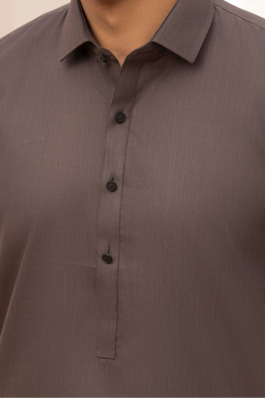 Dark Green PV Textured Wash & Wear Shalwar Kameez (2-Piece) - Image 96