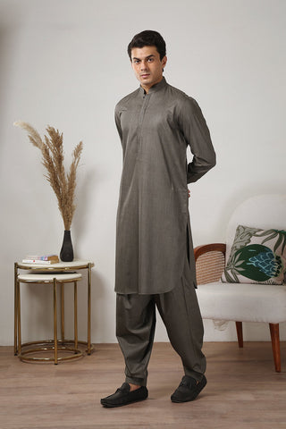 Light Green Wash & Wear Shalwar Kameez (2-Piece) - Image 6