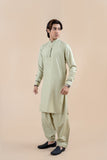 Pista Green Wash & Wear Kurta Shalwar (2-Piece) - Image 4