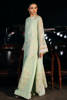 Pakistani Pistachio Green Embroidered Khaddi Silk Salwar Kameez (3-Piece) - Image 8