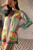 Mint Digital Print Korean Raw Silk Co-ord Set (2-Piece) - Image 7