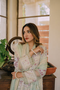 Pastel Green Chikankari Lawn Salwar Kameez (3-Piece) - Image 2