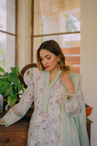 Pastel Green Chikankari Lawn Salwar Kameez (3-Piece) - Image 8