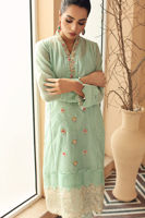 Mint Green Embroidered Lawn Kurta Set (2-Piece) - Image 3