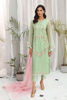 Pistachio Green Embroidered Organza Kurta (3-Piece) - Image 6
