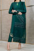 Emerald Green Tilla Sequin Long Shirt (3-Piece) - Image 2