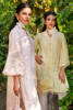 Lime Embellished Raw Silk Jacket Salwar Kameez (2-Piece) - Image 7
