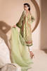 Apple Green Printed Raw Silk Salwar Kameez (3-Piece) - Image 11