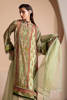 Apple Green Printed Raw Silk Salwar Kameez (3-Piece) - Image 3
