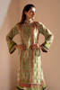 Apple Green Printed Raw Silk Salwar Kameez (3-Piece) - Image 5