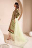 Apple Green Printed Raw Silk Salwar Kameez (3-Piece) - Image 6