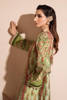 Apple Green Printed Raw Silk Salwar Kameez (3-Piece) - Image 7