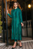Pakistani Emerald Green Beaded Pure Raw Silk Salwar Kameez (2-Piece) - Image 2
