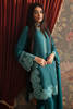 Sea Green Embroidered Raw Silk Salwar Kameez (3-Piece) - Image 5
