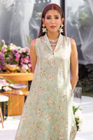 Sage Mint Digital Print Pure Silk Co-ord Set (2-Piece) - Image 3