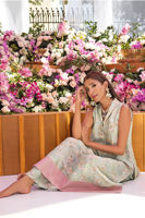 Sage Mint Digital Print Pure Silk Co-ord Set (2-Piece) - Image 5