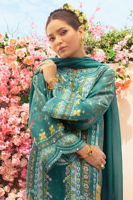 Green Beryl Digital Printed Silk Kurta Set (3-Piece) - Image 3