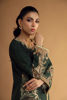 Pakistani Deep Green Embroidered Silk Kurta Set (2-Piece) - Image 7