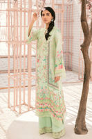 Light Green Digital Print Pure Silk Salwar Kameez (3-Piece) - Image 3
