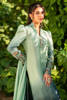Pakistani Sage Green Ombre Embellished Silk Salwar Kameez (3-Piece) - Image 4