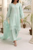 Pakistani Mint Green Embellished Silk Salwar Kameez (3-Piece) - Image 3