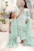 Pakistani Mint Green Embellished Silk Salwar Kameez (3-Piece) - Image 9