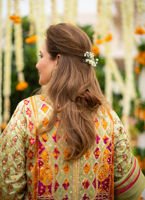 Pakistani Mint Green Zardozi Pure Silk Salwar Kameez (3-Piece) - Image 7