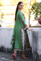 Pakistani Jade Green Embroidered Kurta Set (3-Piece) - Image 8