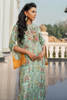 Sea Foam Green Embellished Printed Long Shirt & Palazzo (2-Piece) - Image 3