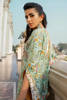 Sea Foam Green Embellished Printed Long Shirt & Palazzo (2-Piece) - Image 4
