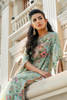 Sea Foam Green Embellished Printed Long Shirt & Palazzo (2-Piece) - Image 5
