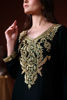 Pakistani Dark Green Marori Embroidered Velvet Salwar Kameez (3-Piece) - Image 7