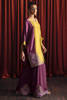 Grape Green & Mauve Embroidered Silk-Blend Sharara (2-Piece) - Image 2