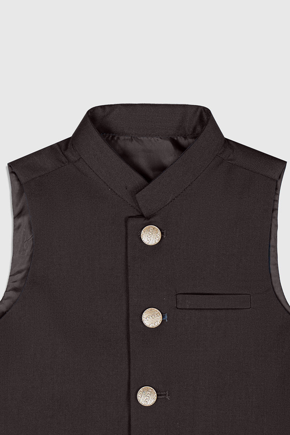 Deep Olive Suiting Waistcoat (1-Pc) - Image 2
