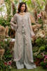 Ash Grey Embroidered Khaddi Net Gown (3-Piece) - Image 7