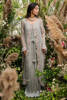Ash Grey Embroidered Khaddi Net Gown (3-Piece) - Image 8